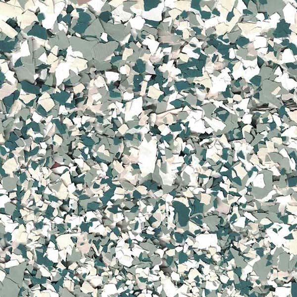 Basil color concrete coated